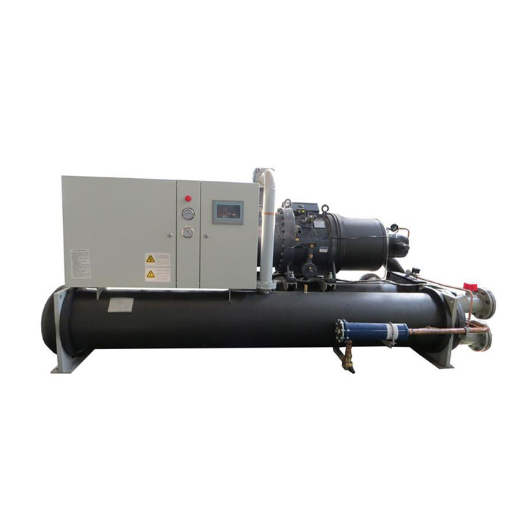 Water cooled screw unit